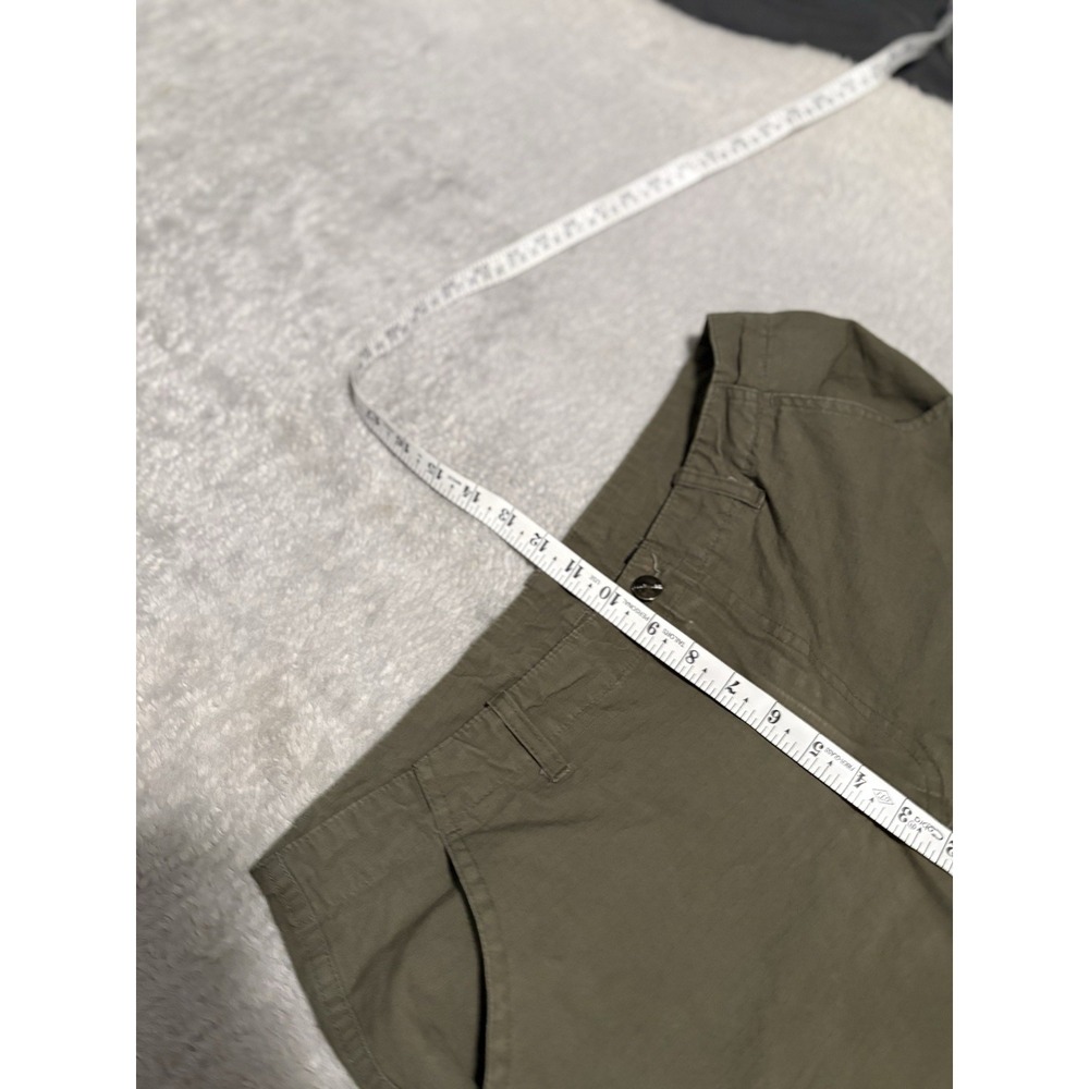 Carhartt WIP Mens Cargo Pants M Olive Green Double Knee Ripstop Distressed - Picture 5 of 7